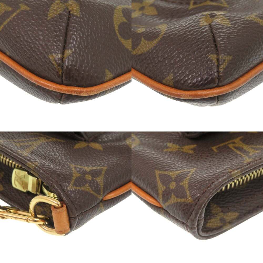 LOUIS VUITTON Authentic Brown Monogram Pouch - Picture 3 of 6